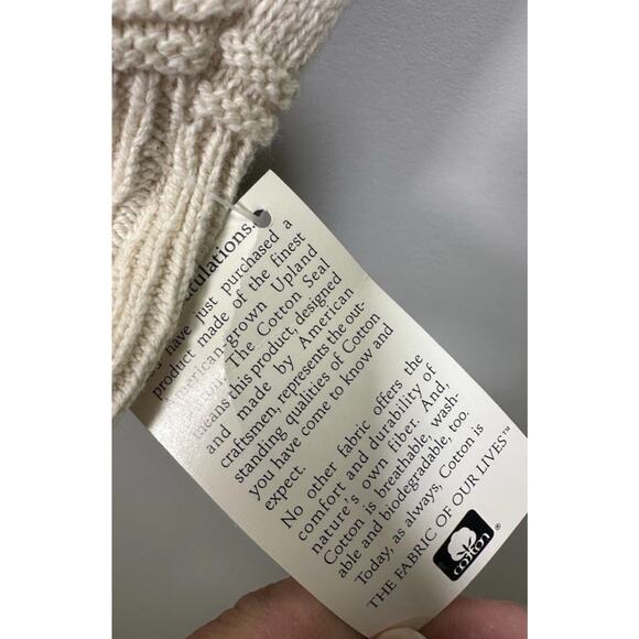 VTG Sutter & Grant Sweater L Embroidered Whitetail Deadstock 80s USA Made - Picture 5 of 10